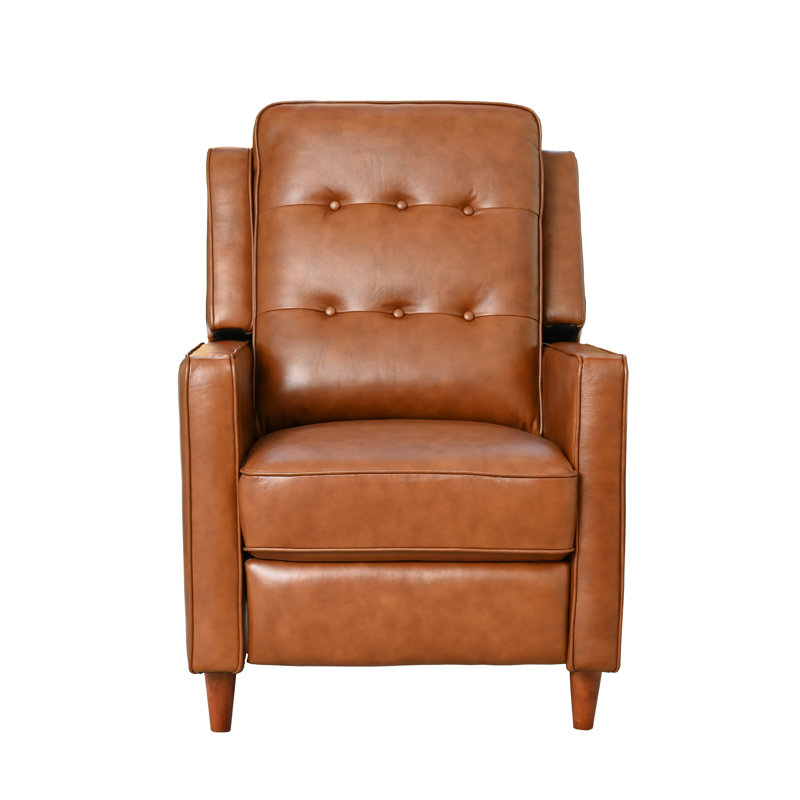 Blaile Genuine Leather Recliner & Reviews Birch Lane